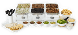 chipotle catering spreads